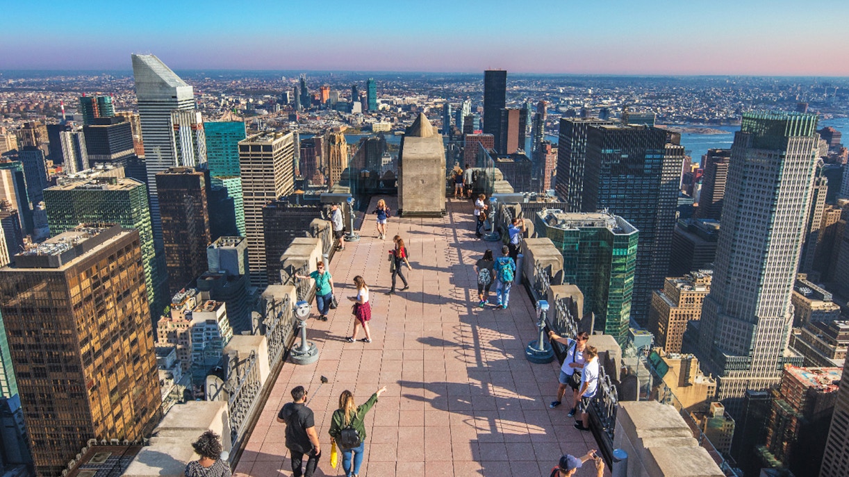 visiting rockfeller center