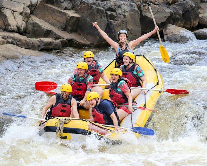 From Cairns: Full-Day Guided Rafting Tour in Tully River (Product 24402)