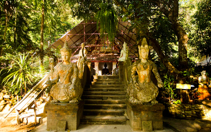 From Chiang Mai: Doi Suthep, Wat Pha Lad & Meo Hill Tribe Village Tour