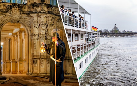 Combo: Elbe City Sightseeing Cruise + Night Watchman Guided Tour