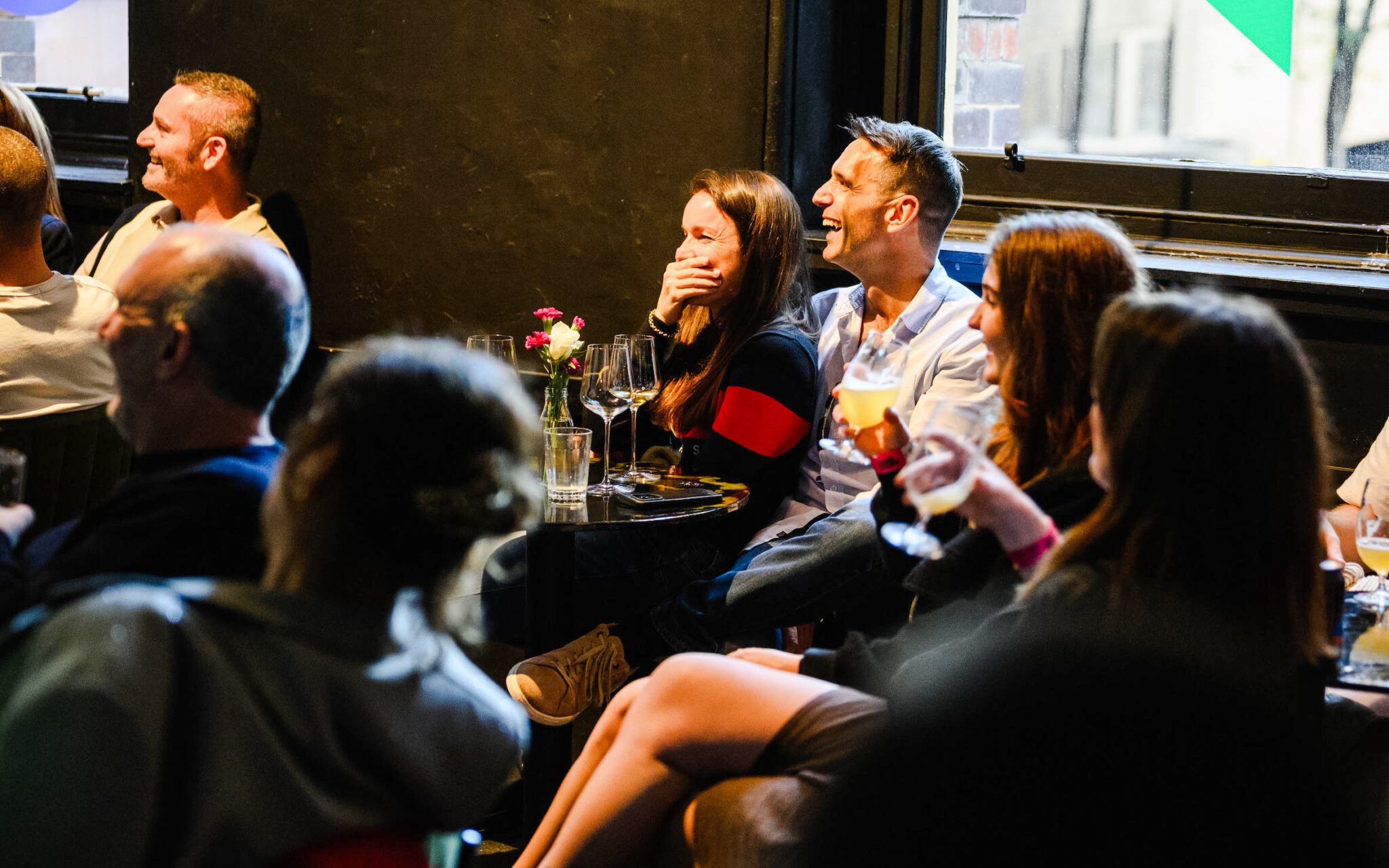 Audience enjoying a performance at Sydney Comedy Festival.