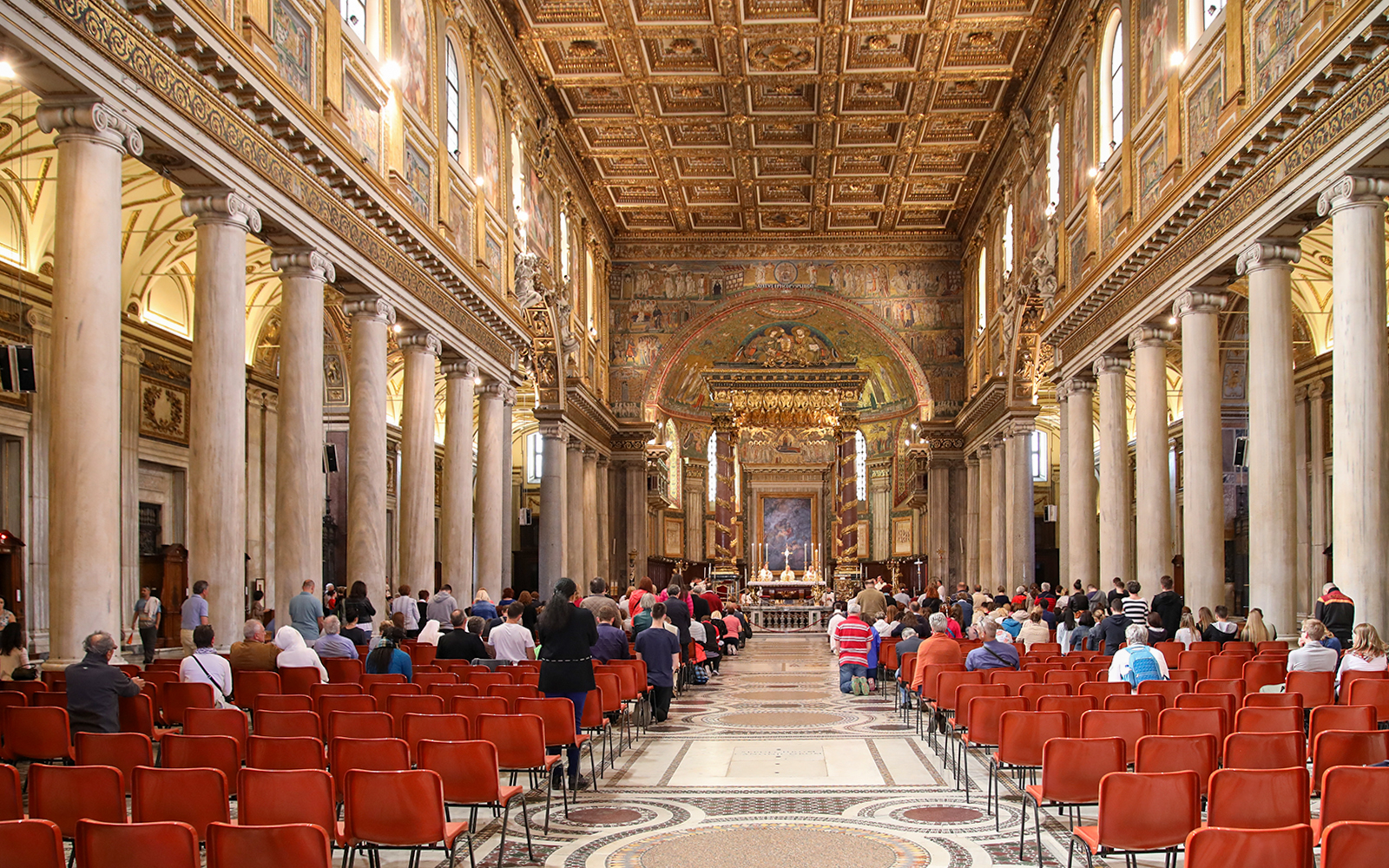 mass at basilica of st mary major