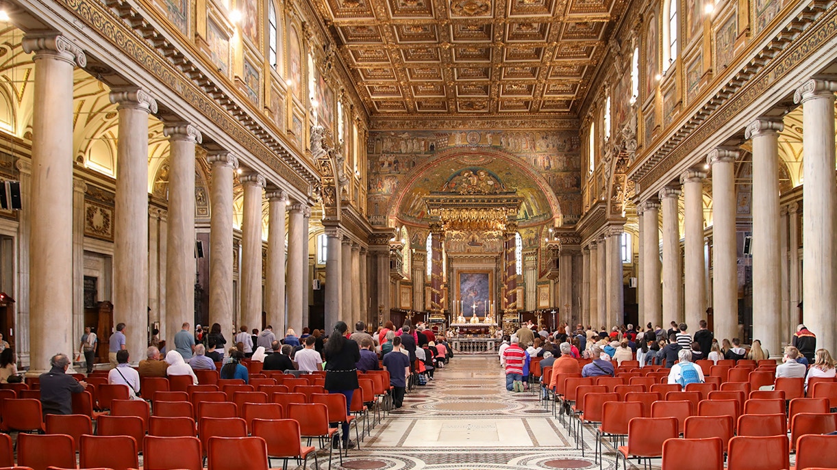 mass at basilica of st mary major