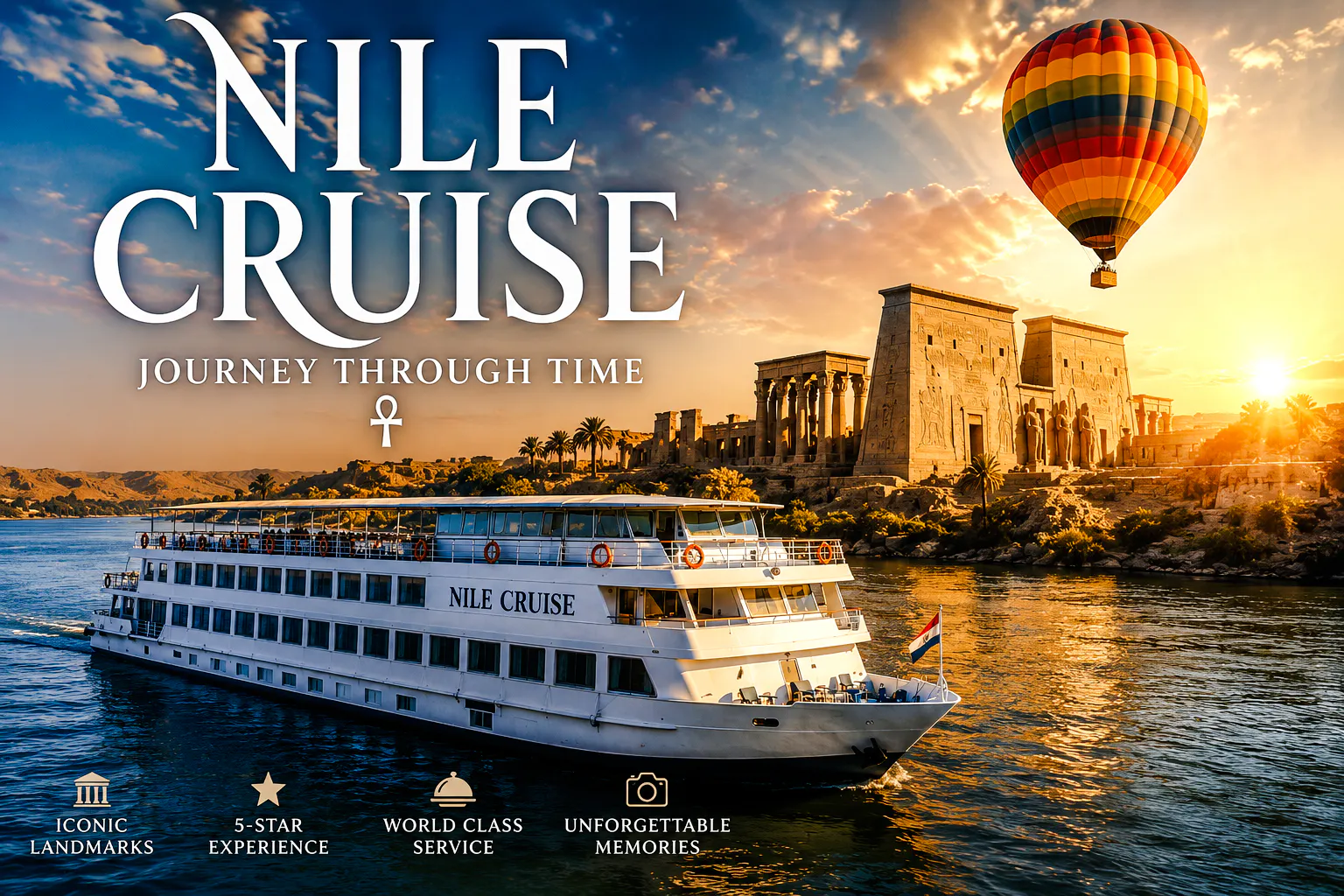 4-day nile cruise from aswan to luxor with abu simbel and luxor hot air balloon-1