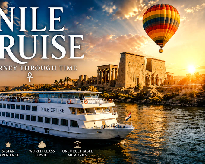 4-Day Nile Cruise from Aswan to Luxor with Abu Simbel and Luxor Hot Air Balloon