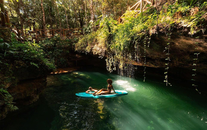 3 Hidden Cenotes and Puerto Morelos Reef Guided Snorkeling Tour