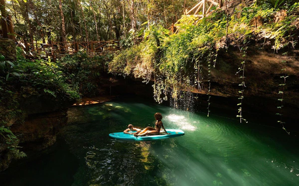 3 Hidden Cenotes and Puerto Morelos Reef Guided Snorkeling Tour