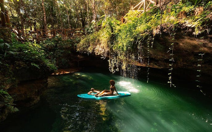 3 hidden cenotes and puerto morelos reef guided snorkeling tour-1