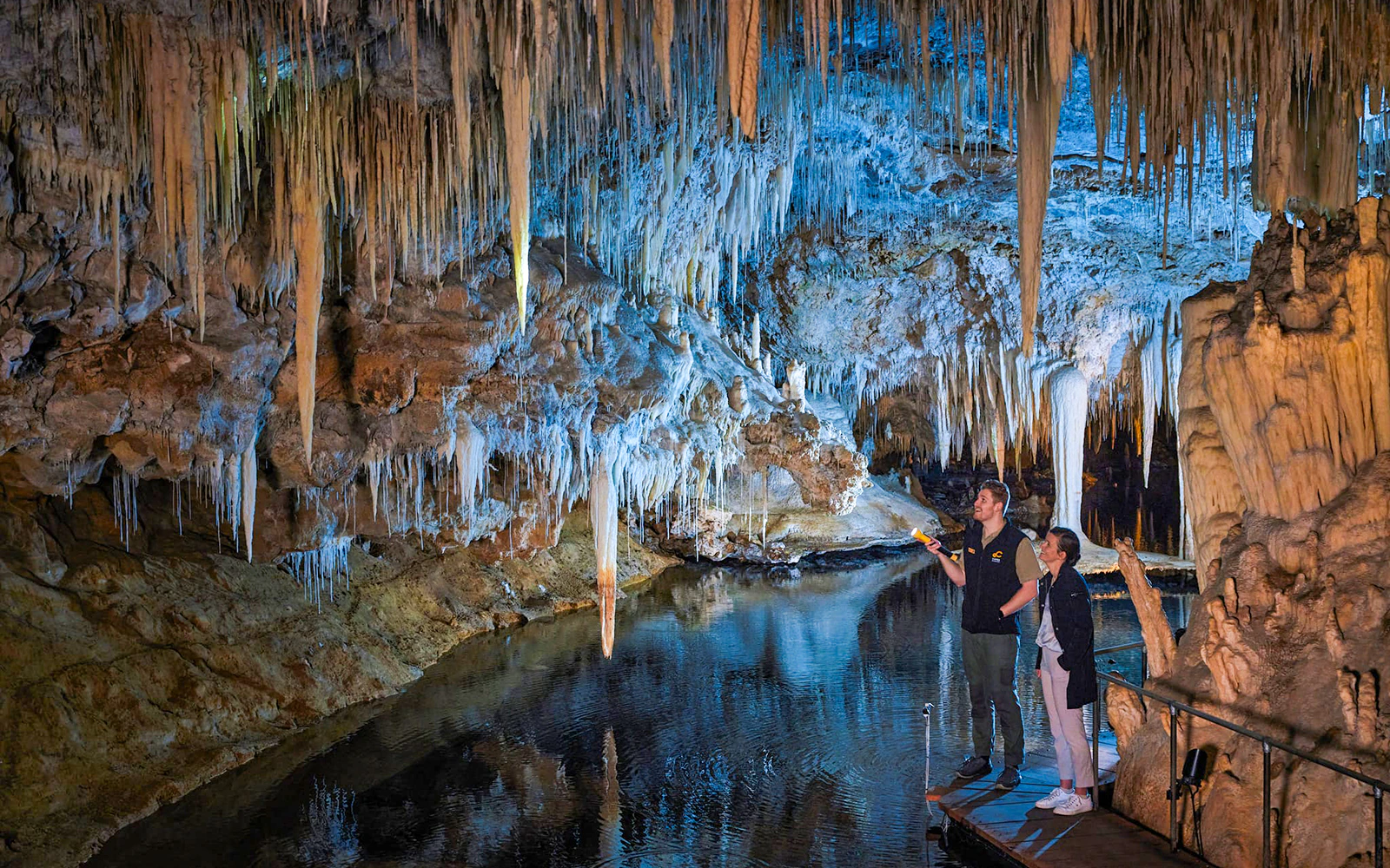 Extensive limestone formations