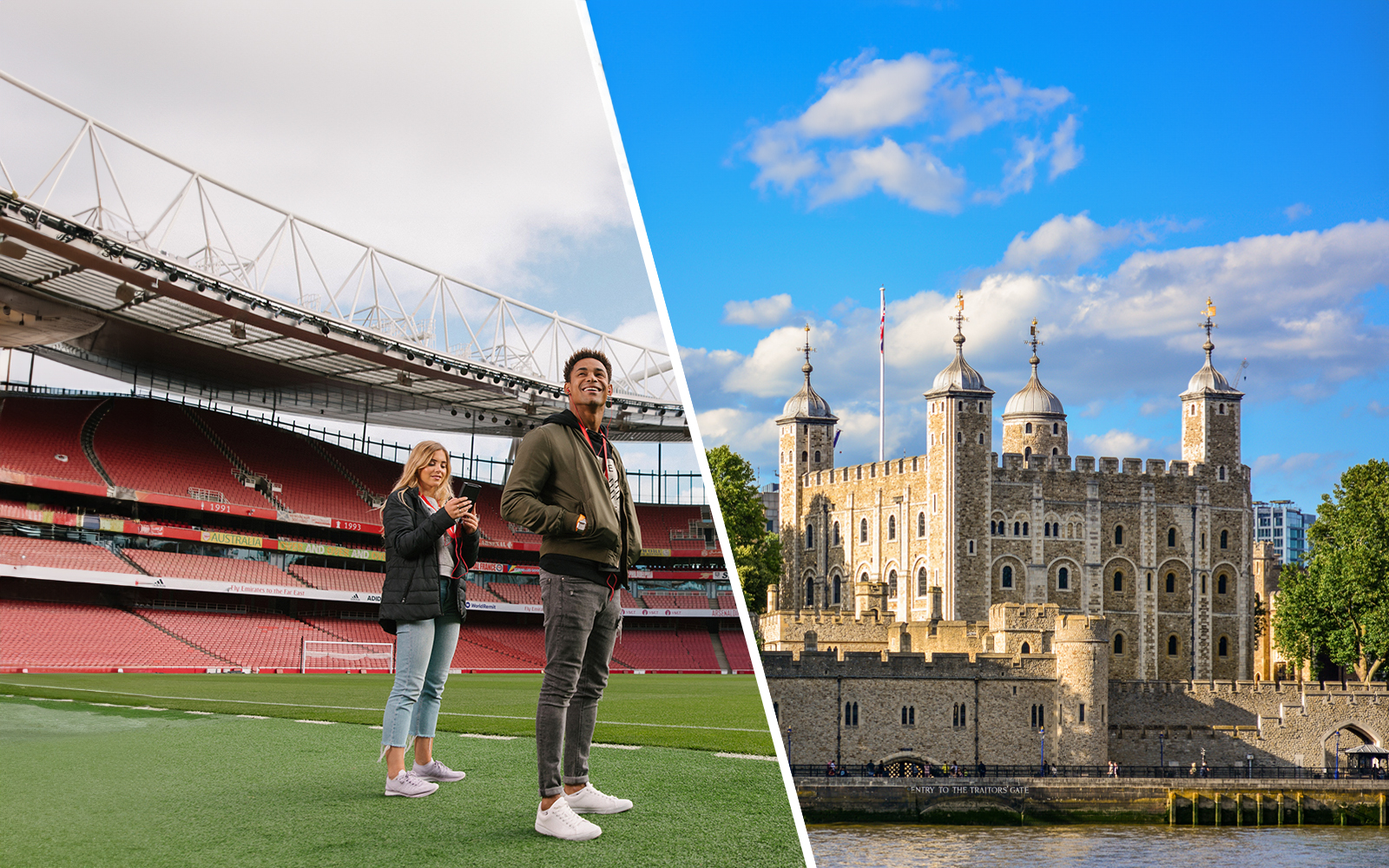 Combo (Save 5%): Arsenal FC Emirates Stadium Tour + Tower of London & Crown Jewels Tour