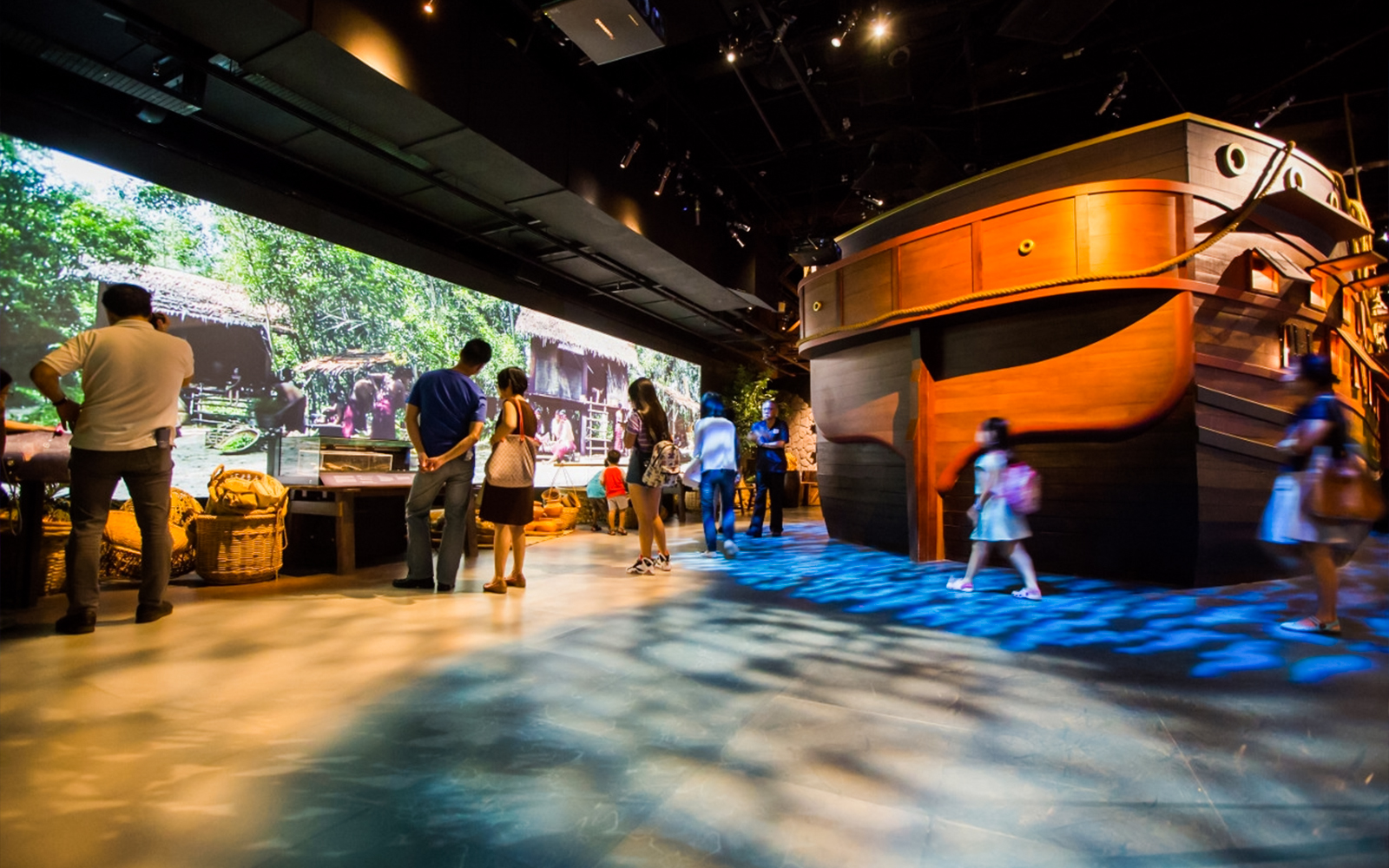 Exhibitions at the National Museum of Singapore.