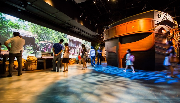 Exhibitions at the National Museum of Singapore.