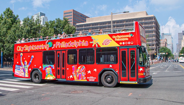 philadelphia HOHO tour bus