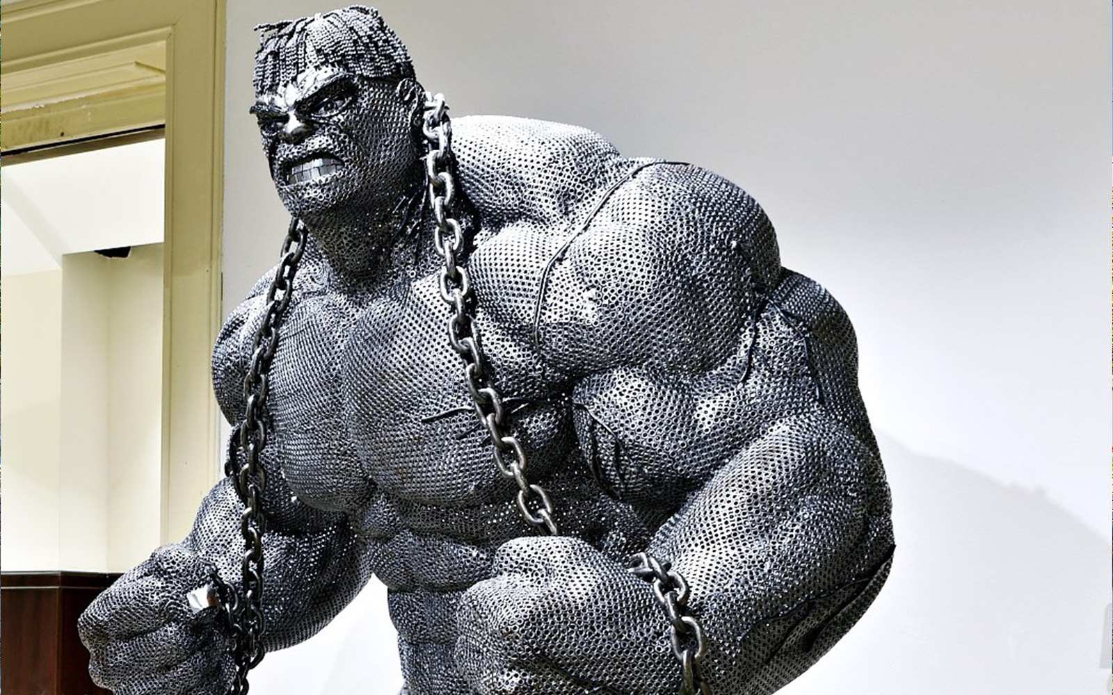 Superheroes  at the Gallery of Steel Figues Prague