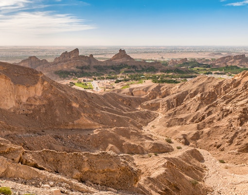 Jebel Hafeet mountain in UAE