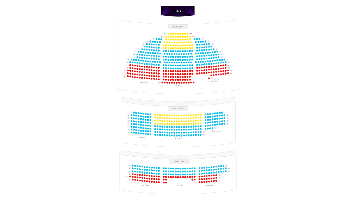 Bellco Theatre Seating Chart