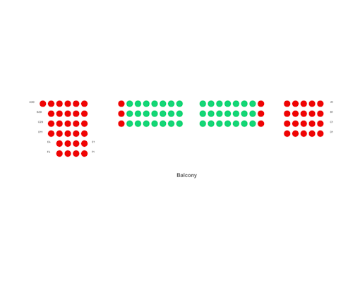 His Majesty’s Theatre Balcony Seating Plan