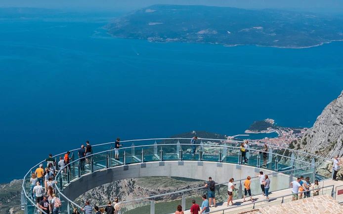 From Split: Skywalk Biokovo Skip-the-Line Tour with Makarska Guided Walk and Transfers