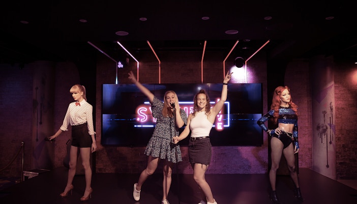 Visitors enjoying at Madame Tussauds Sydney