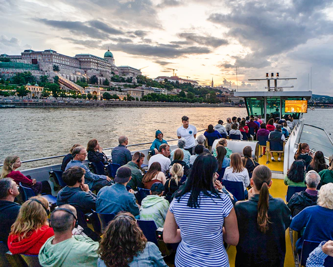 Budapest Danube River Sunset Cruise with Drinks