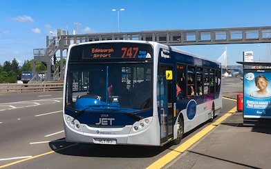 Bus 747 to Edinburgh Airport at Halbeath Park & Ride.