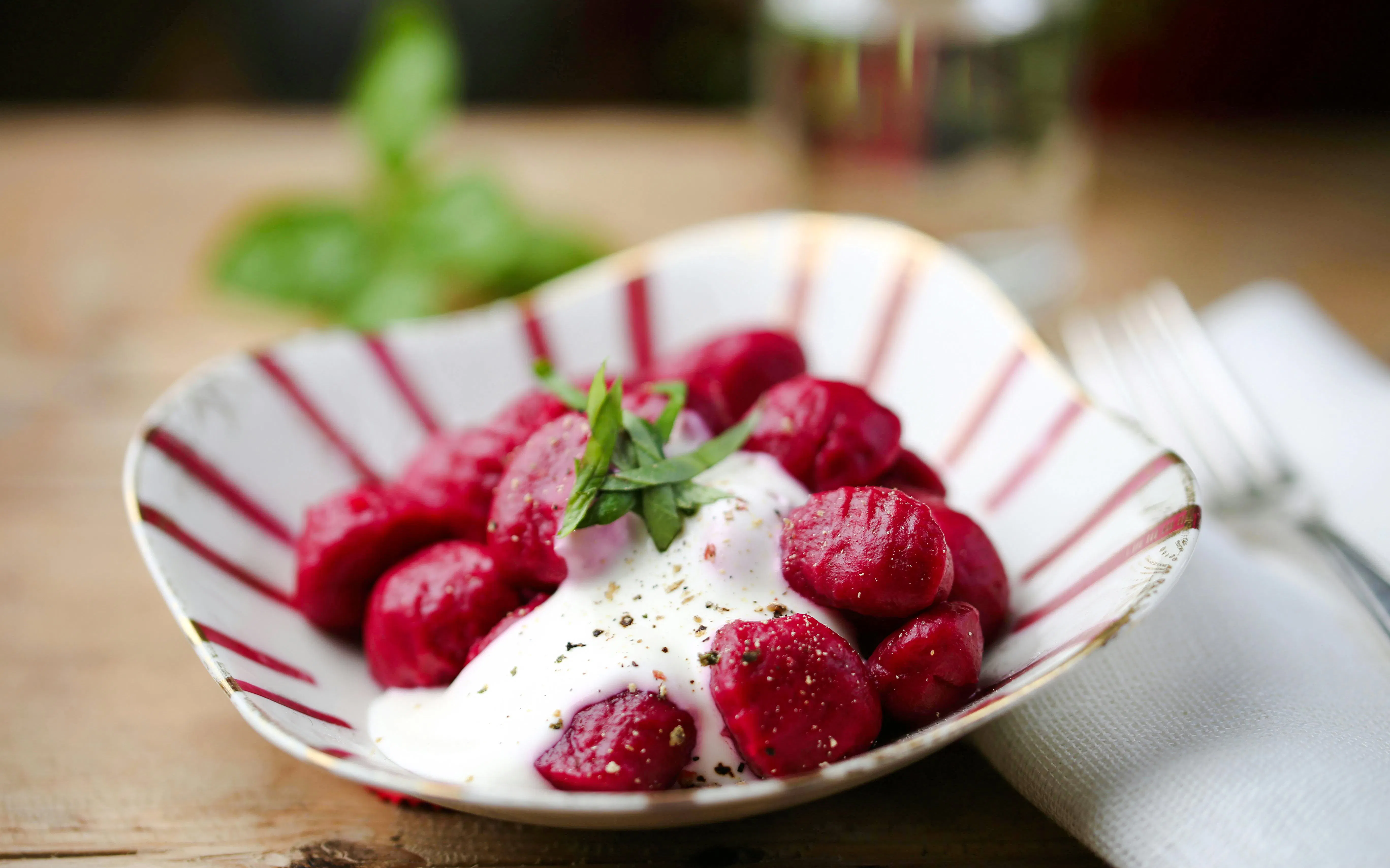 beetroot gnocchi