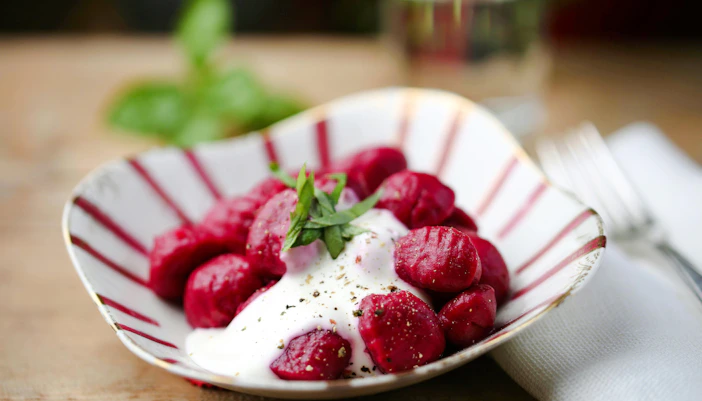 beetroot gnocchi