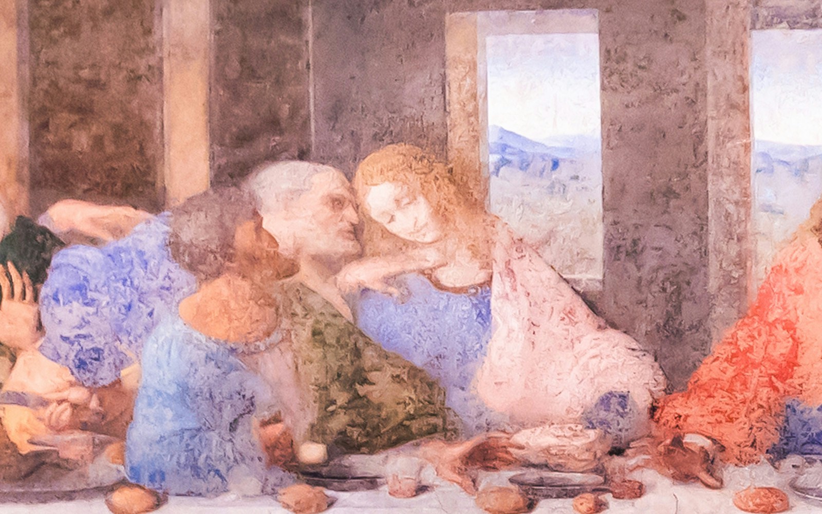 The Last Supper figures