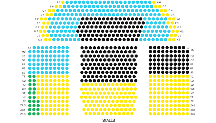 prince edward seating plan