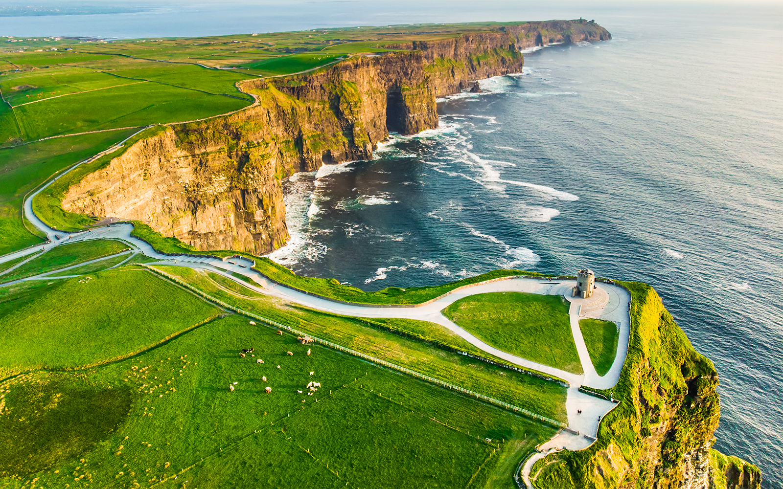 Cliffs of Moher, one of the most popular tourist destinations in Ireland