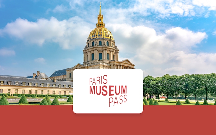 Army Museum with Paris Museum Pass in front of Les Invalides dome, Paris.