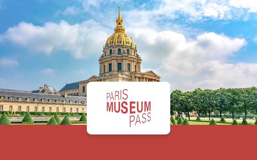 Army Museum with Paris Museum Pass in front of Les Invalides dome, Paris.
