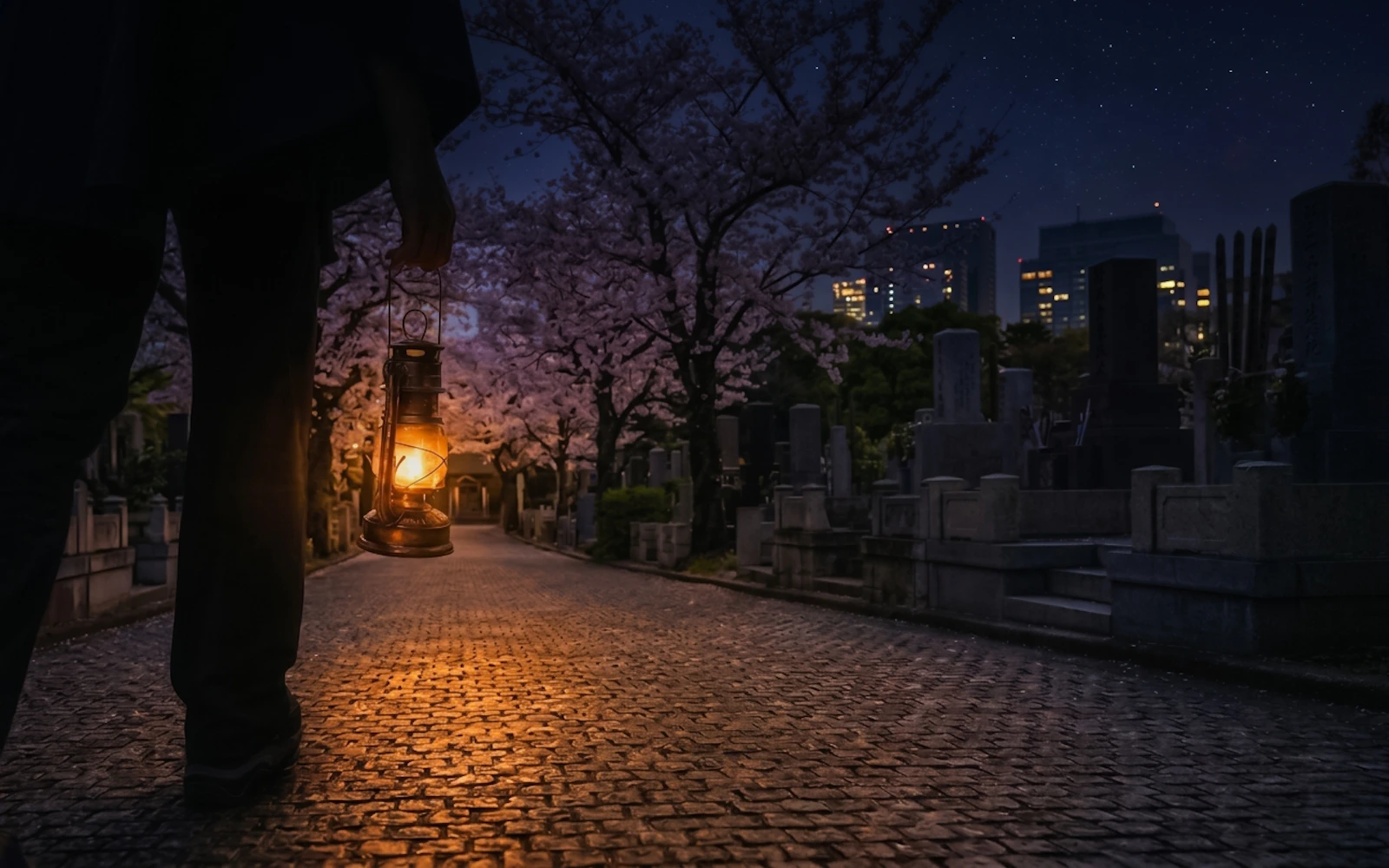 Tokyo Night Ghosts and Urban Legends Walking Tour with Aoyama Cemetery Image 3