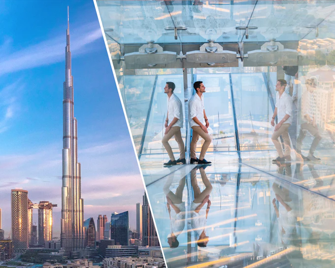 Combo: Burj Khalifa At The Top + Sky Views Tickets