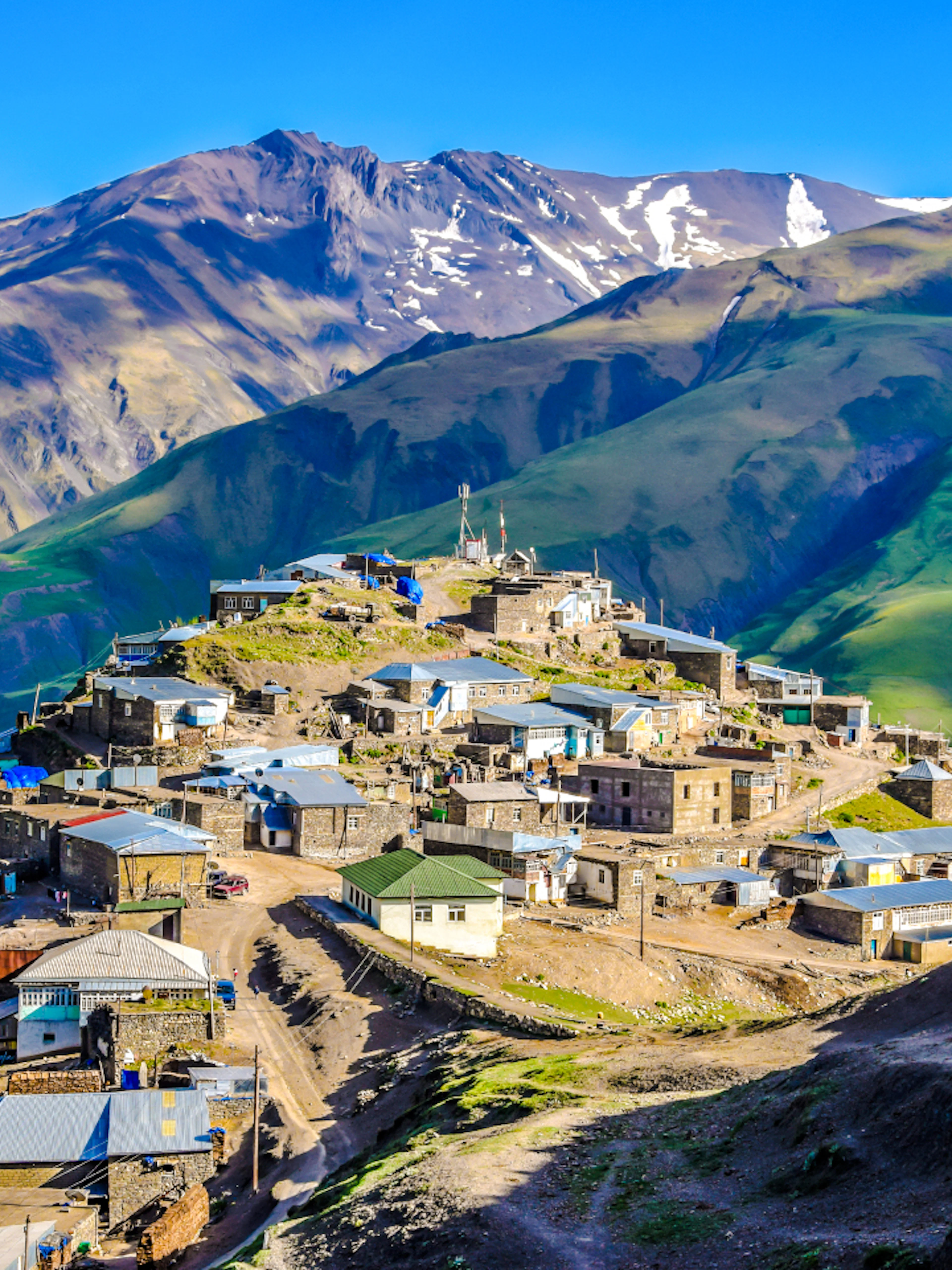 from baku: guba khinalig village and candy cane mountain day trip with lunch-1