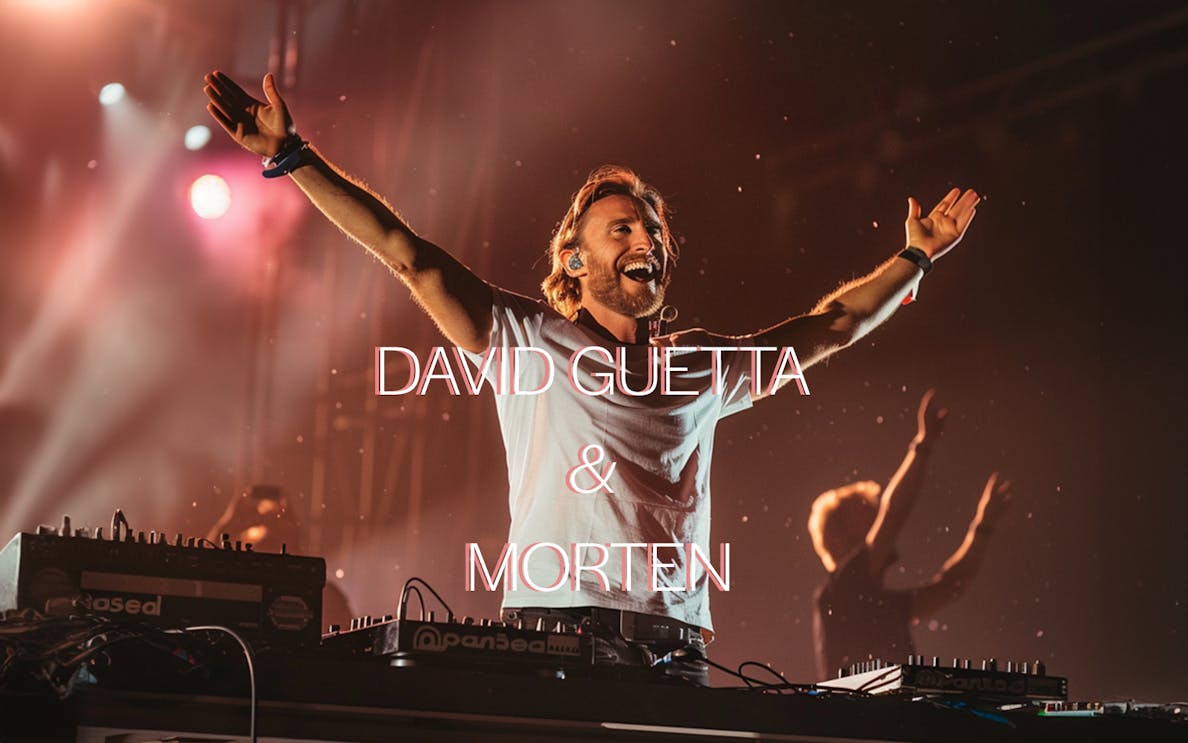 DJ performing at Hï Ibiza with vibrant lights and crowd.