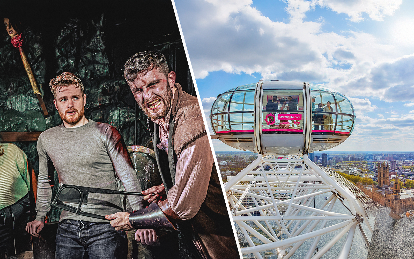 Combo (Save 10%): London Dungeon + London Eye Tickets