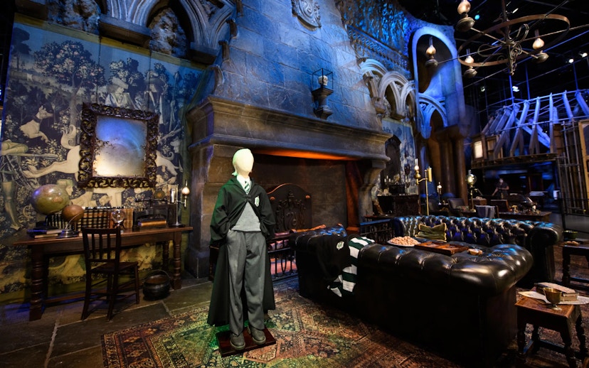 Slytherin common room set at Harry Potter™ Warner Bros. Studio Tour.