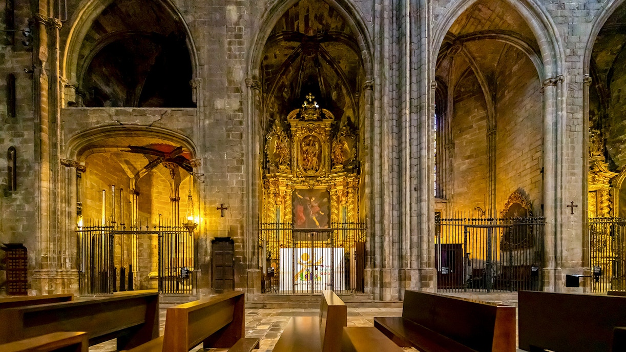 Gothic Nave of the Girona Cathedral