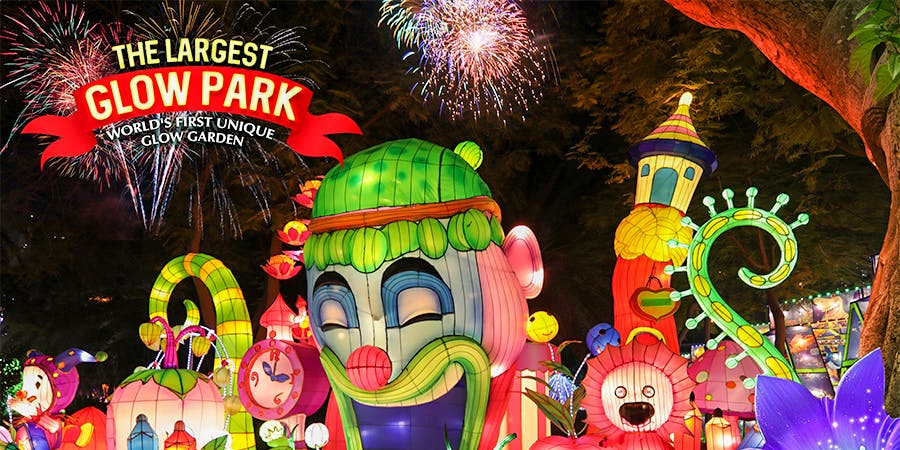 Dubai in march - garden glow