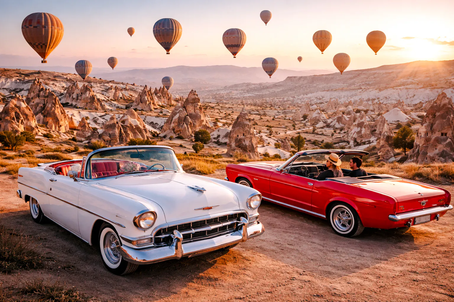 tour privado de carros clássicos pela capadócia-1