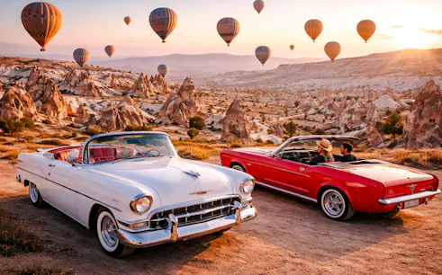 tour privado de carros clássicos pela capadócia-1