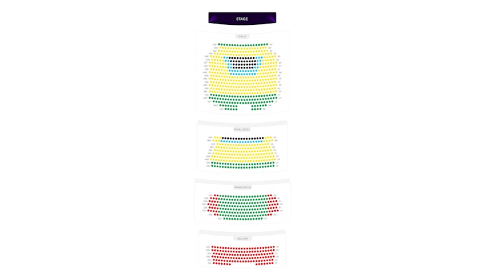 Novello Theatre Seating Plan