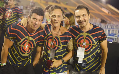 Guests enjoying the Rio Carnival 2027 VIP Box at Marquês de Sapucaí, Rio de Janeiro.