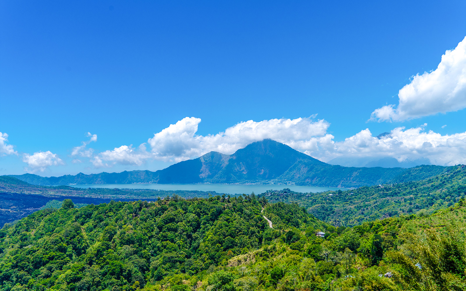Mount Batur in January
