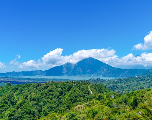 Mount Batur in January