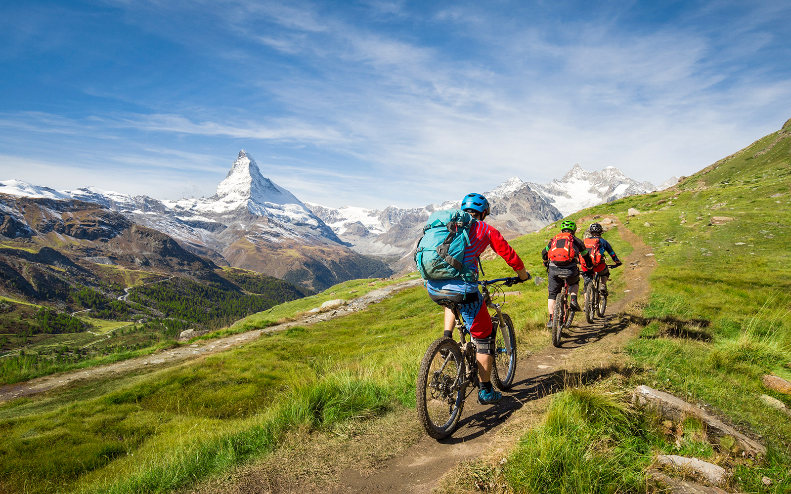mountain biking at mount titlis