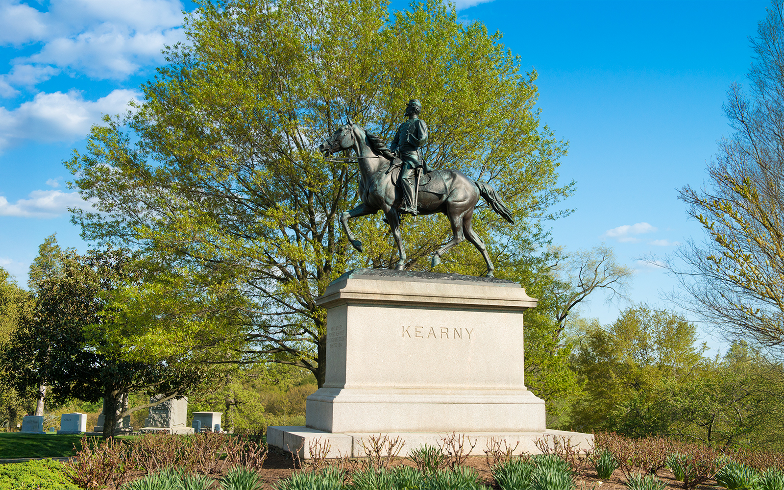 Equestrian statue of General Kearny at Arlington National Cemetery, Washington D.C.