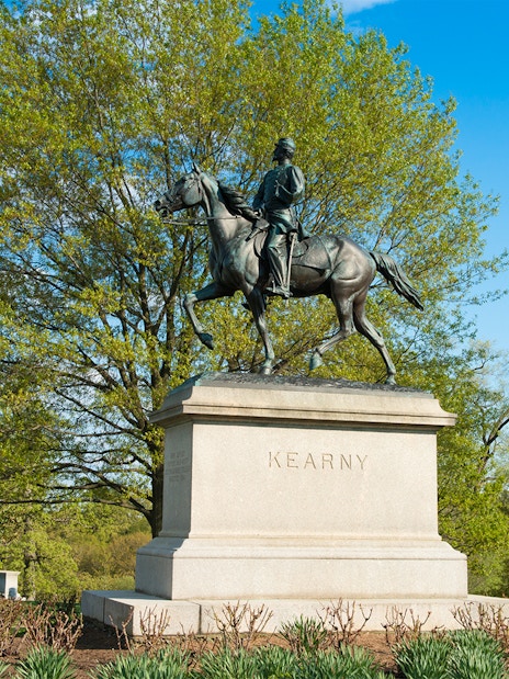 Equestrian statue of General Kearny at Arlington National Cemetery, Washington D.C.