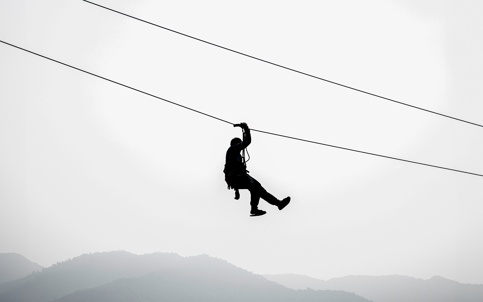 Mountain zipline